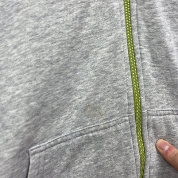 Y2K DC Shoes Full Zip Hoodie Men S Logo Gray Purple Skateboarding Grunge Read - Picture 10 of 16